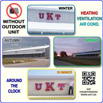 UKT Air Conditioners Adopts an Exclusive Technology which Allows Its Air Conditioners to operate by Mean of a Single Hole Through the Wall Without Wasting Indoor Air to Provide Compressor Cooling.