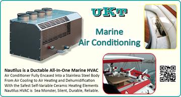 Nautilus Model. Is a Water Cooled Air ConditionerWith an Extra Ordinary Cooling and ventilation Capcity, Fully Encased Into a Marine Grade Stainless-Steel Body, Silent Effective and Durable
Looking for a Marine Monster ? Here it is.